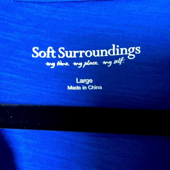 Soft Surroundings large long sleeve shirt. - Picture 2 of 5